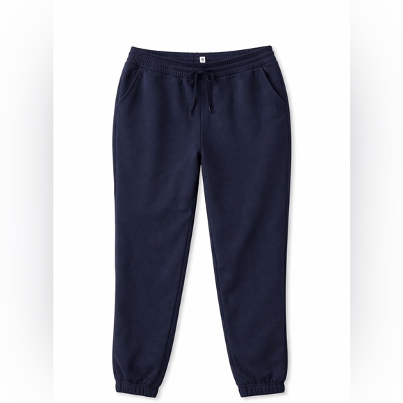 Fabletics Pants - Fabletics Jogger Pants Womens 2X Navy Blue Fleece Lined Drawstring